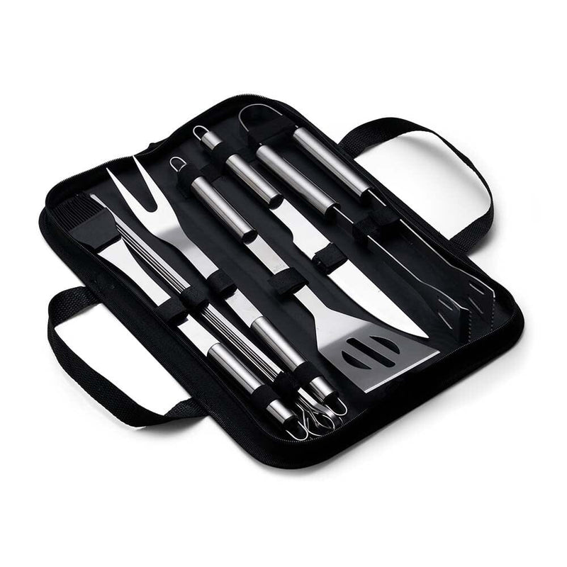 Kit Completo de Churrasco Inox 9 Peças