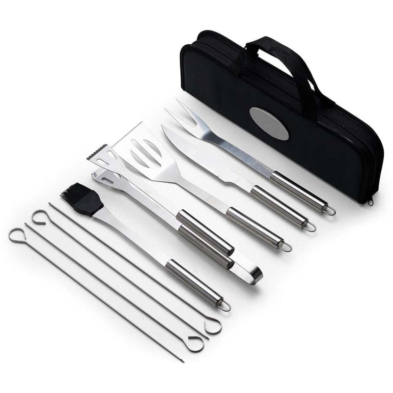 Kit Completo de Churrasco Inox 9 Peças